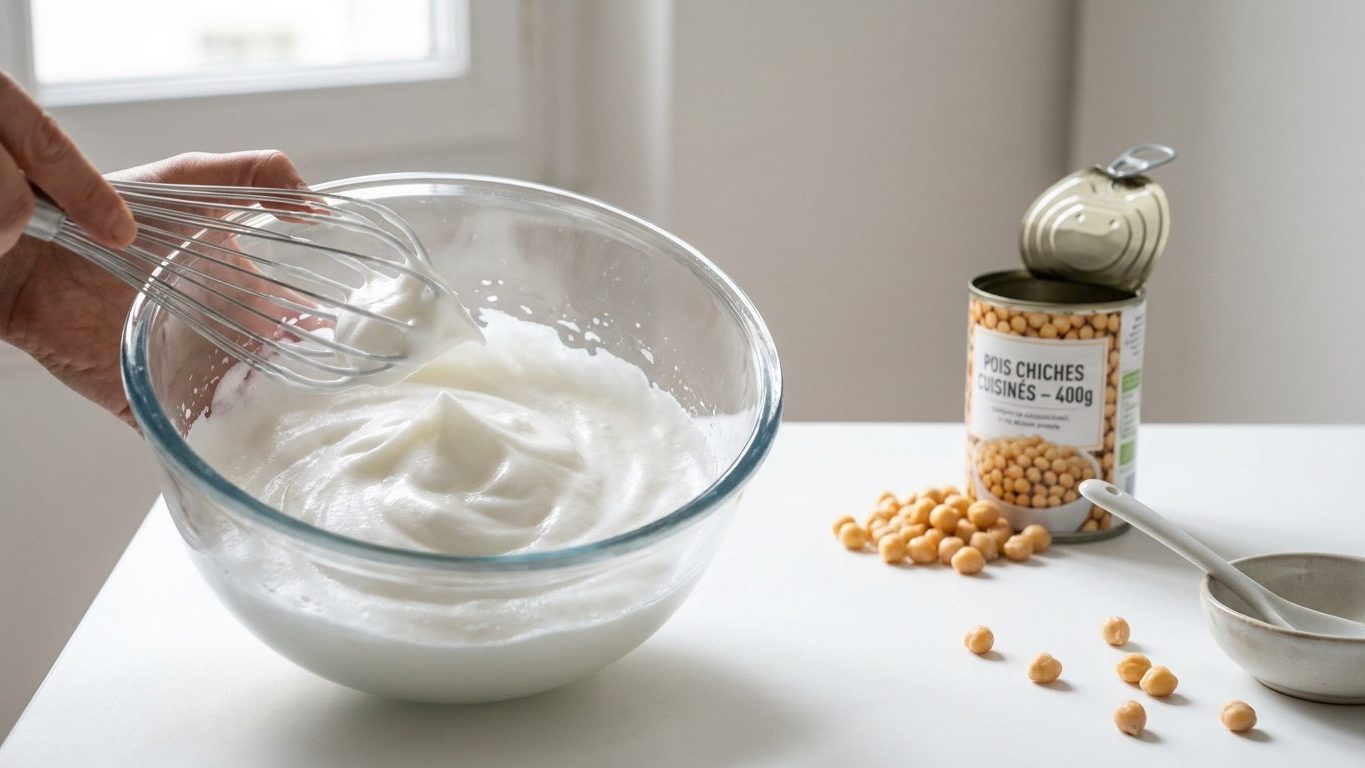 C'est quoi l'aquafaba : origine, fabrication et usages expliqués simplement