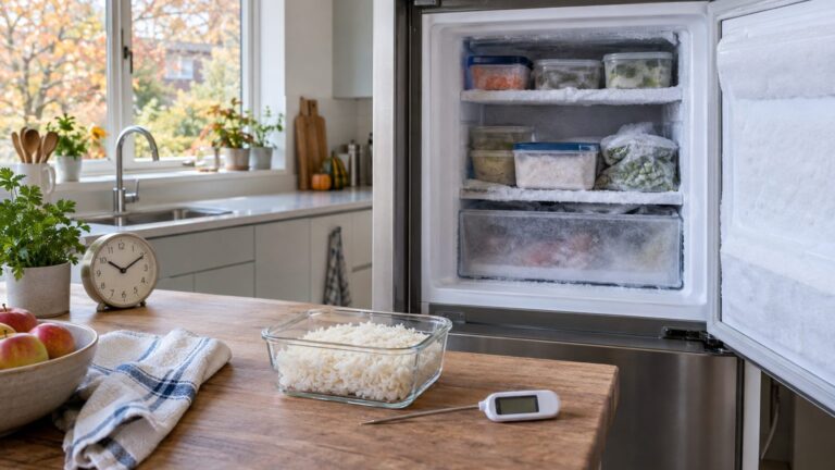 Peut-on congeler le riz cuit ? méthode, durée et décongélation