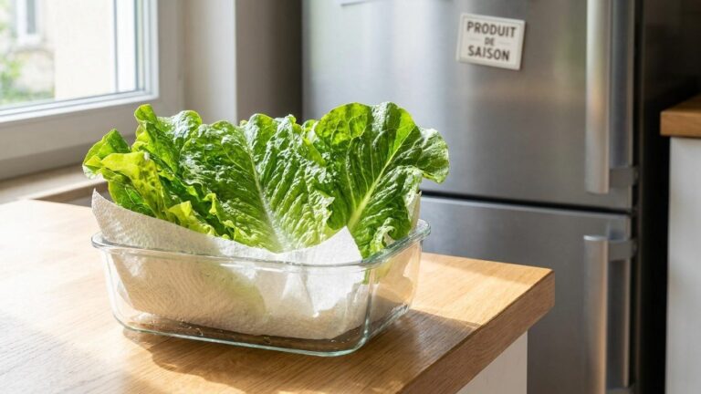 Si votre salade ramollit en deux jours dans le bac du réfrigérateur, ce n'est pas sa fraîcheur : c'est ce qui reste au fon...
