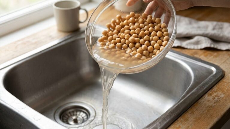 Si vous êtes ballonné après un plat de pois chiches, ce n'est pas la légumineuse : c'est l'eau que vous avez gardée la veille