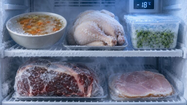 temps nécessaire pour congeler un aliment : le bon réglage et les repères