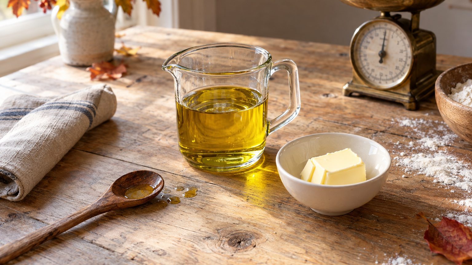 50 g de beurre en huile : combien de ml ?