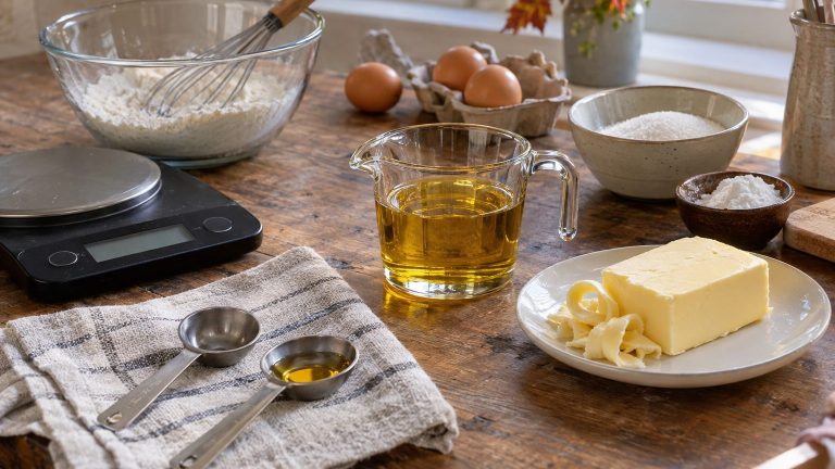 80 g de beurre en huile : combien de ml ?