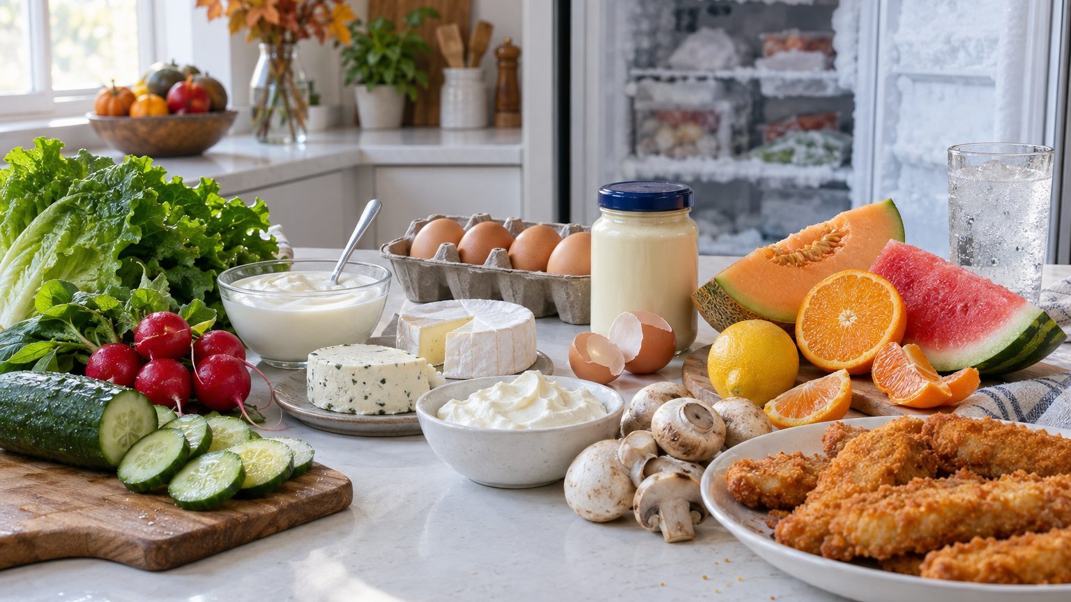 Aliments à ne jamais congeler : la liste et les vraies raisons