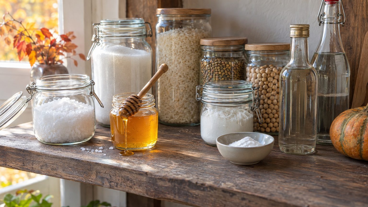 Aliments qui ne périment jamais : la liste et comment les stocker
