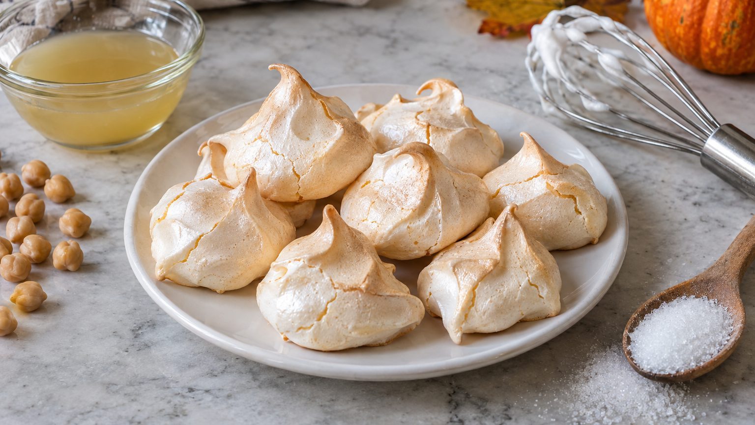 Aquafaba meringue vegan : la recette qui monte comme des blancs en neige