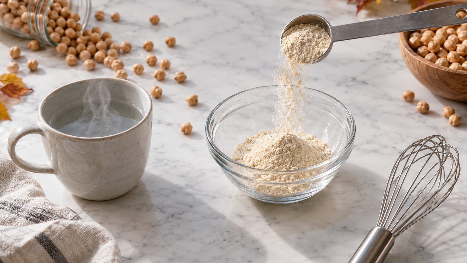 Aquafaba poudre : le format pratique pour doser sans ouvrir de boîte de conserve