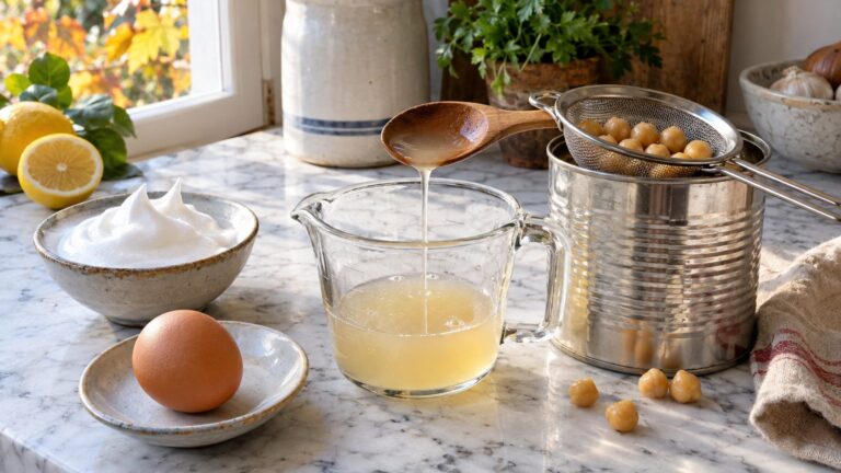 Aquafaba substitut oeuf : les équivalences précises pour réussir chaque recette