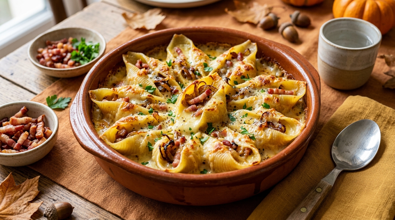 Cette incroyable façon de farcir les grosses coquilles de pâtes va totalement réchauffer vos soirées d’automne