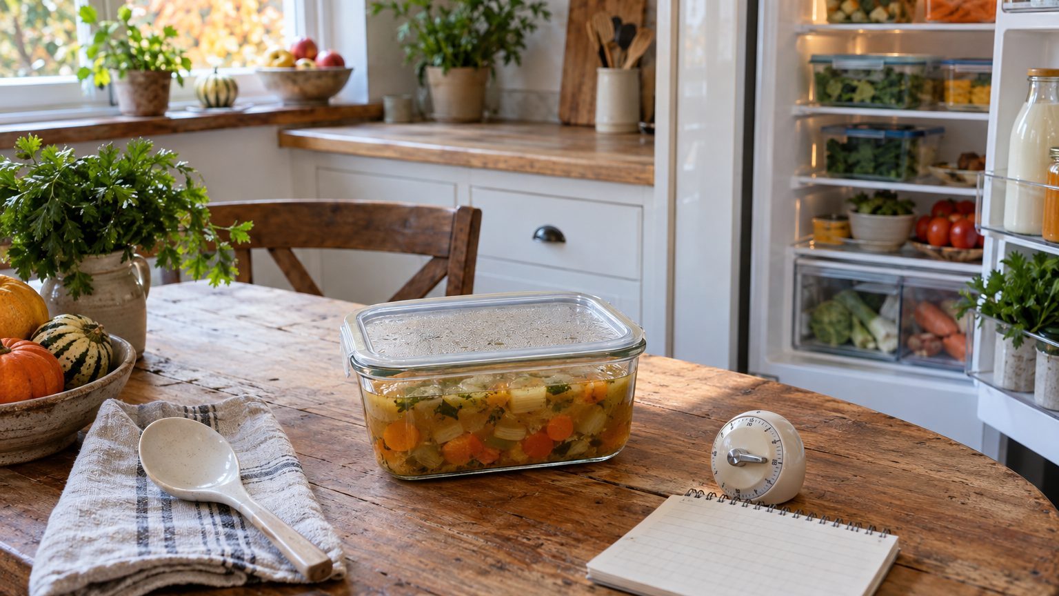 Combien de temps se garde une soupe au frigo ?