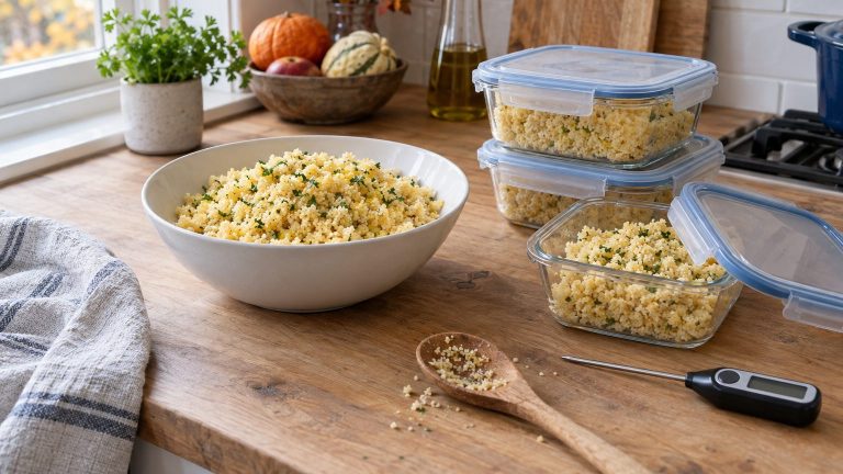 Couscous cuit : conserver, congeler et réchauffer sans risque