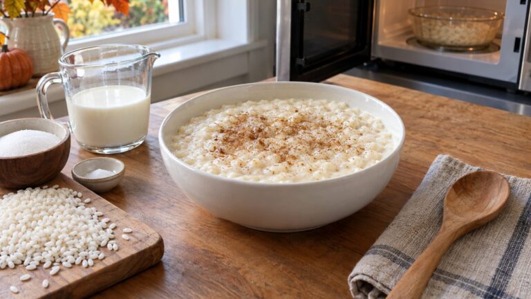 Cuire du riz au lait au micro-ondes