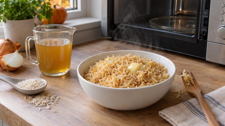 Cuire du riz pilaf au micro-ondes
