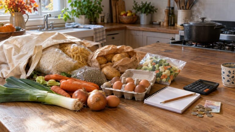 Manger avec 5 à 10 € : courses et menus pour tenir plusieurs jours