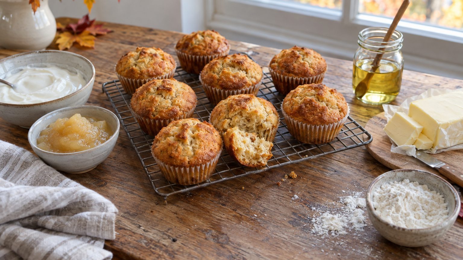 Par quoi remplacer le beurre dans des muffins ?