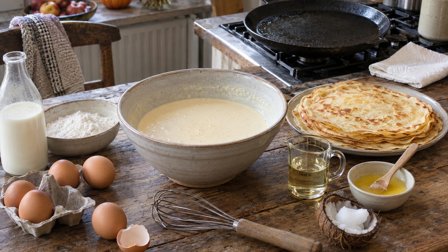 Par quoi remplacer le beurre dans les crêpes ?