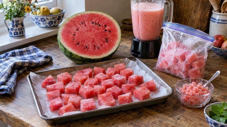 Peut-on congeler la pastèque ? Méthode, durée et utilisation
