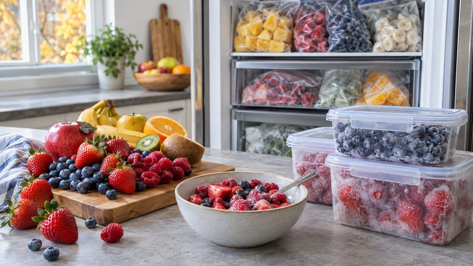 Peut-on congeler les fruits frais ? méthode, durée et décongélation