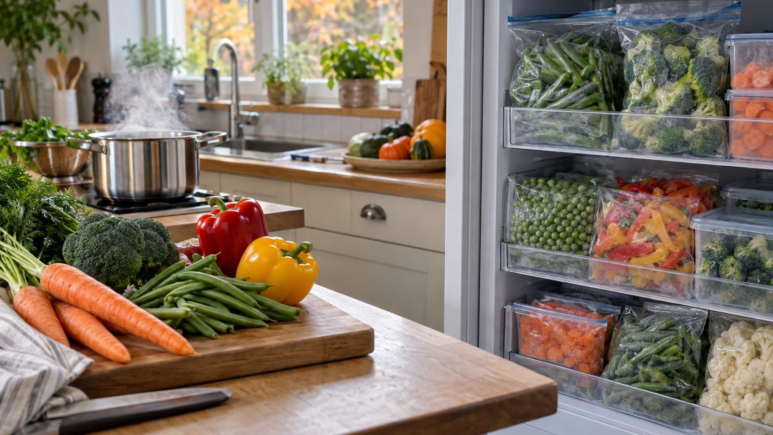 Peut-on congeler les légumes ? méthode, durée et décongélation