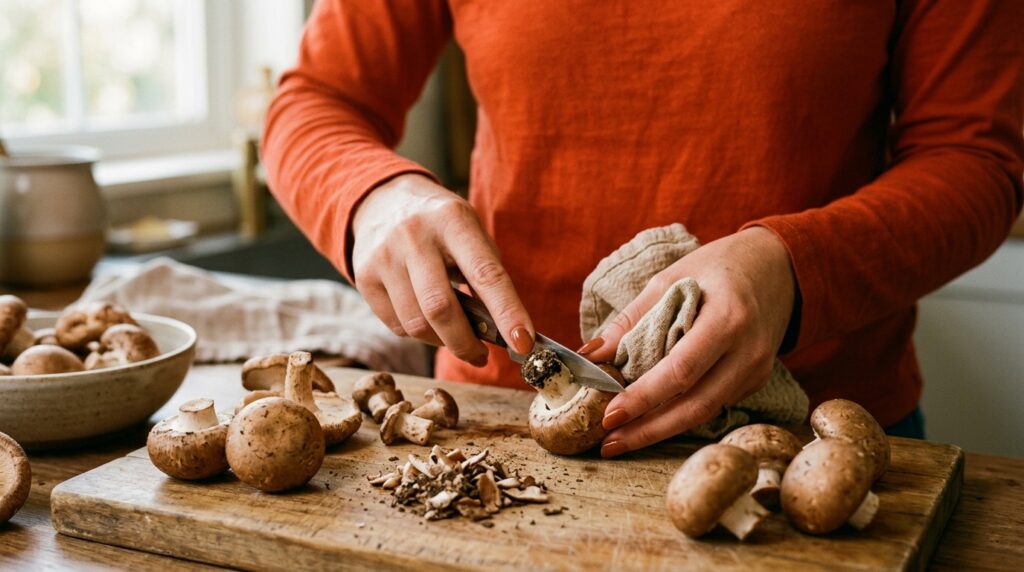 Plus personne n'épluche ses champignons : voici ce qui remplace l ...
