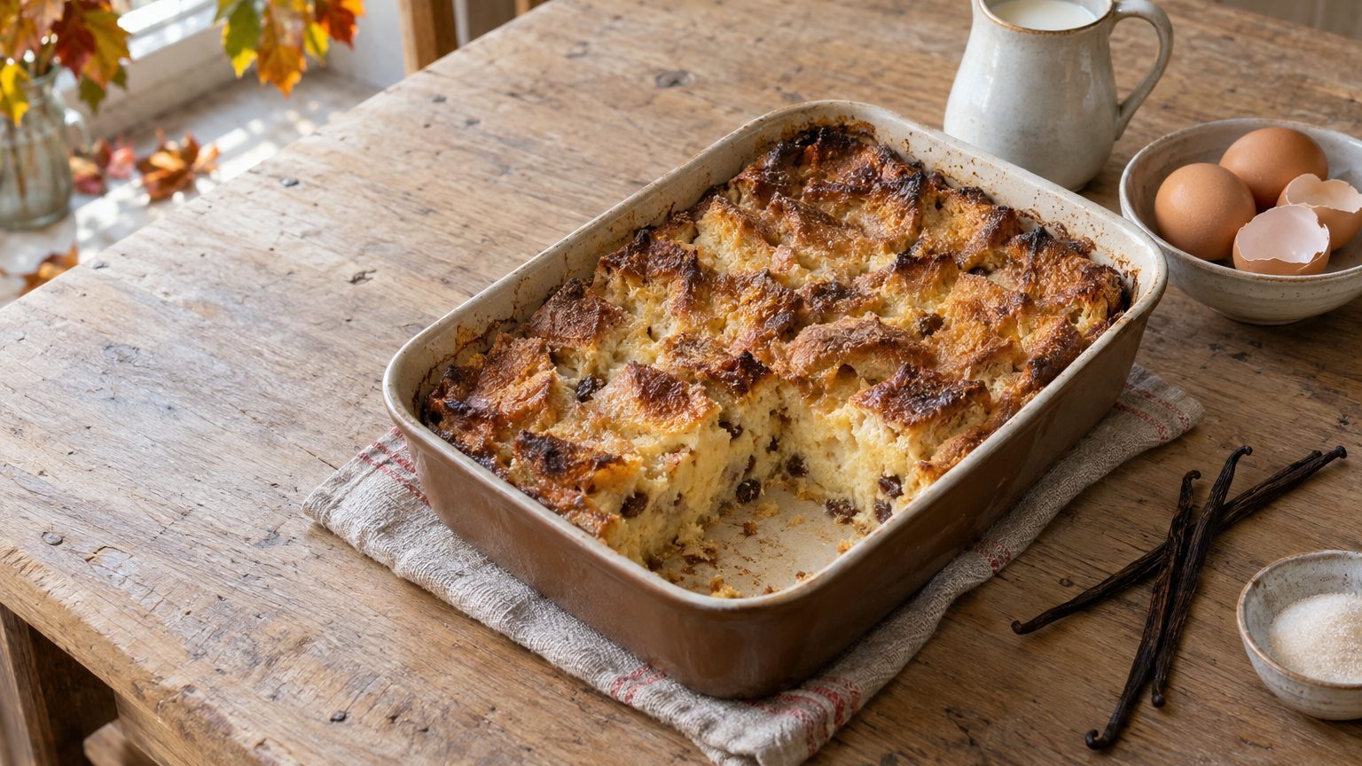 Pudding nature au pain rassis : la recette qui ne rate pas