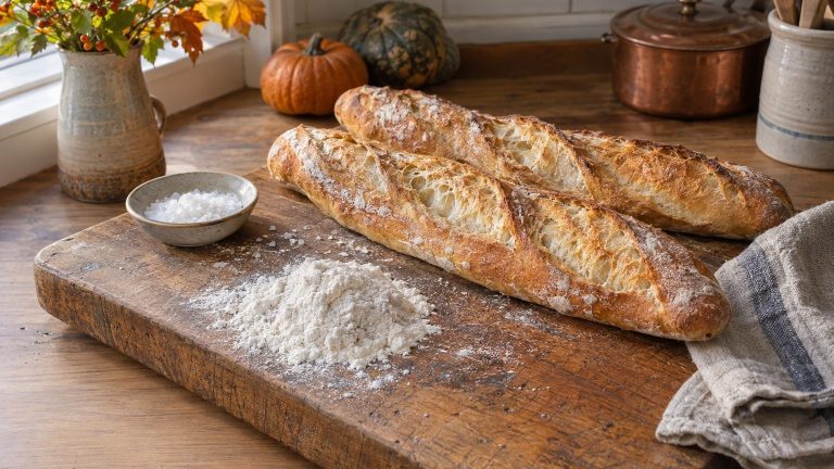Recette baguette maison sans machine, pas à pas