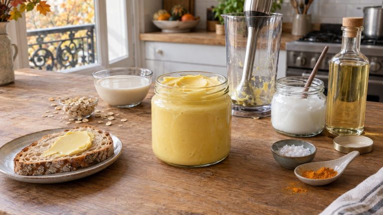 Recette de beurre végétal d'avoine
