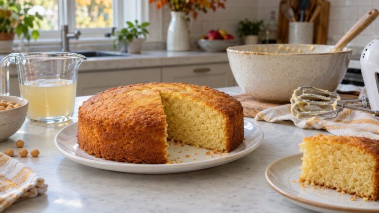 Recette gâteau aquafaba : le moelleux vanille facile prêt en quarante minutes