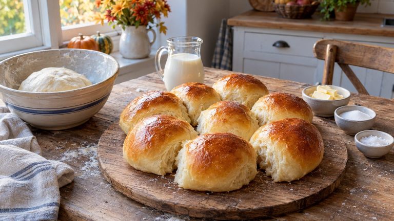 Recette petit pain moelleux maison sans machine, pas à pas