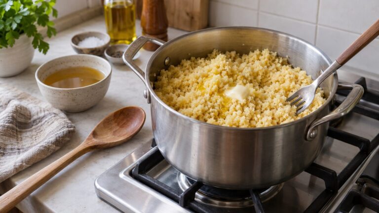 Réchauffer un couscous à la casserole sans le dessécher