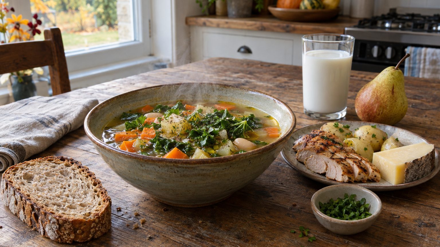Soupe le soir : quoi manger avec pour un dîner complet
