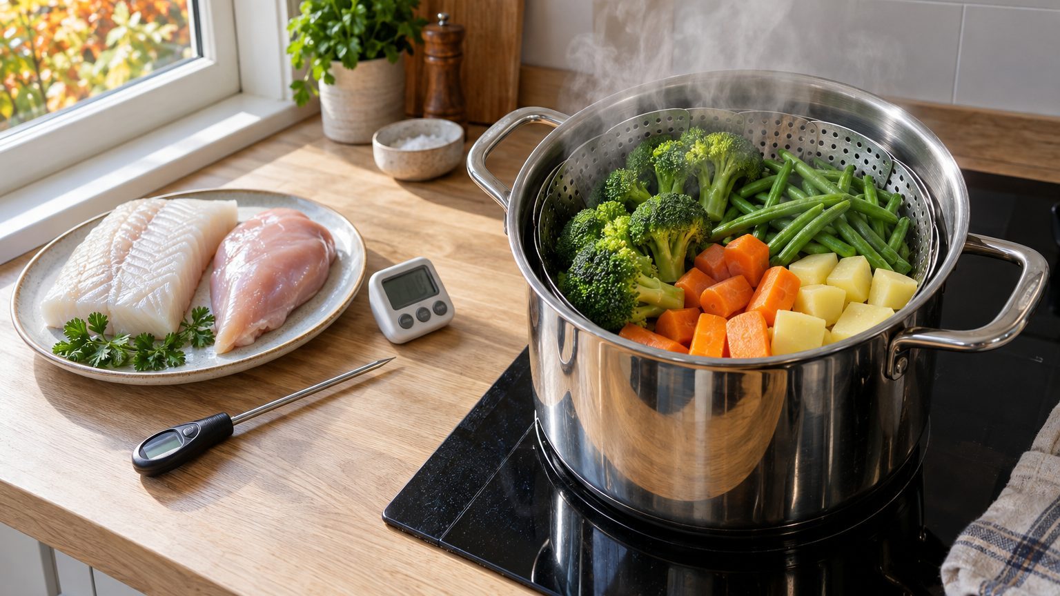 Temps de cuisson vapeur : le tableau selon votre appareil
